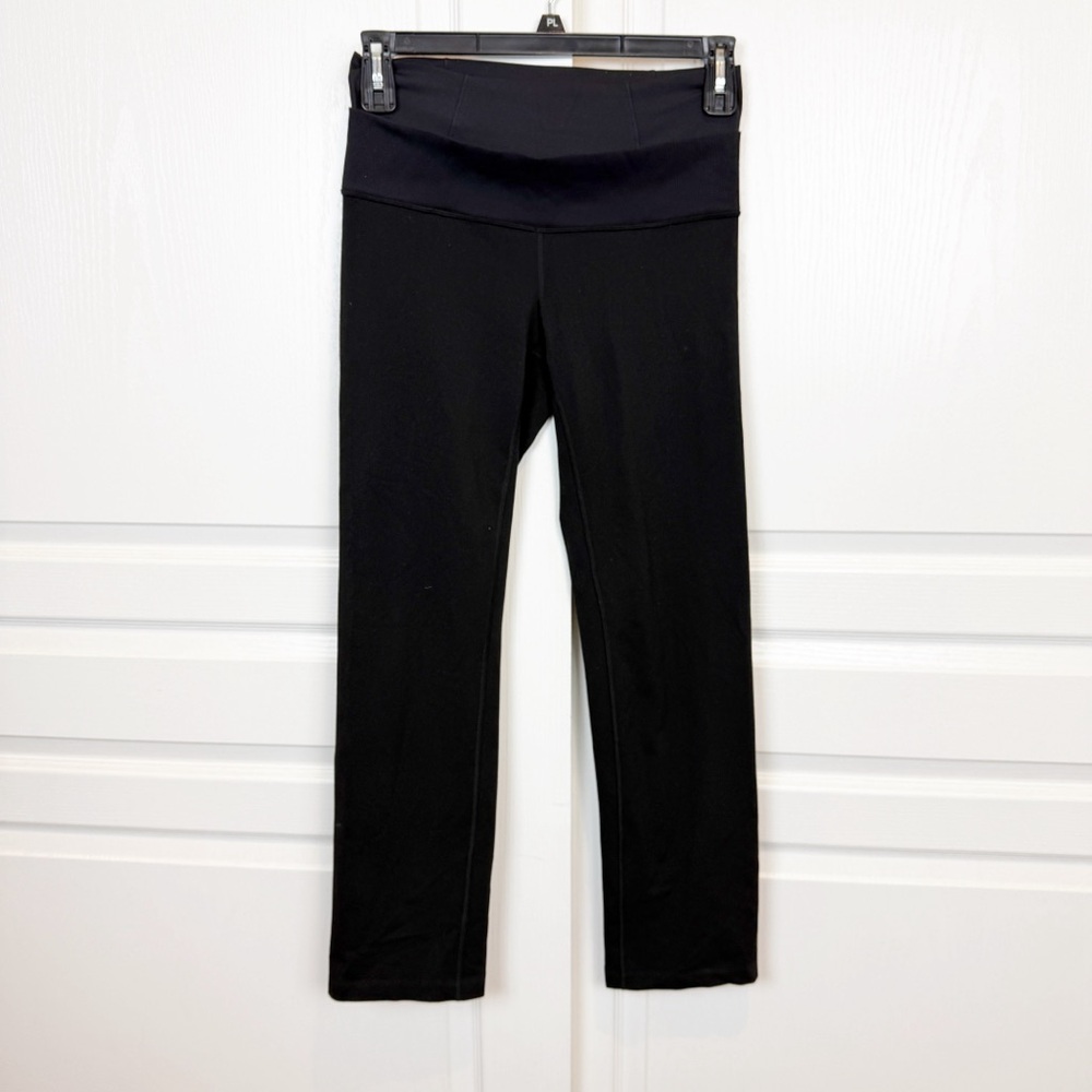 Lululemon Straight-Up Pant Black Full-On Luon Size 8 - Picture 2 of 6